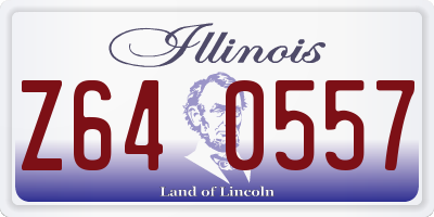 IL license plate Z640557
