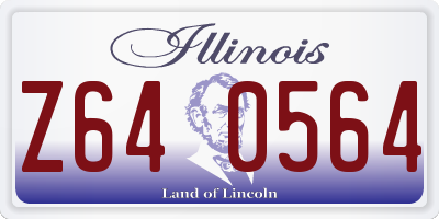 IL license plate Z640564