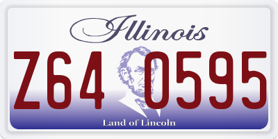 IL license plate Z640595