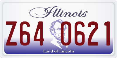 IL license plate Z640621