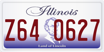 IL license plate Z640627