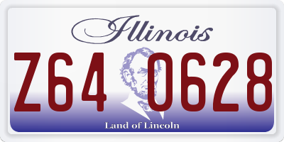 IL license plate Z640628