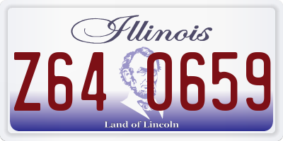 IL license plate Z640659