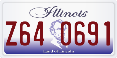 IL license plate Z640691