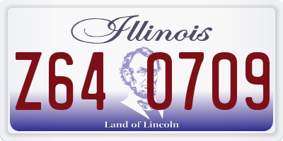 IL license plate Z640709
