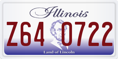 IL license plate Z640722
