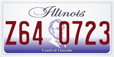IL license plate Z640723