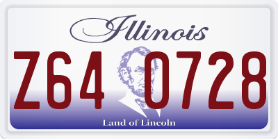 IL license plate Z640728