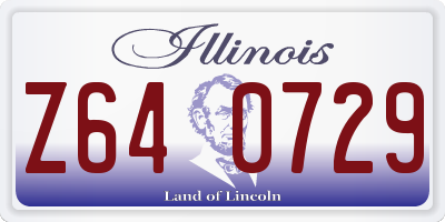 IL license plate Z640729