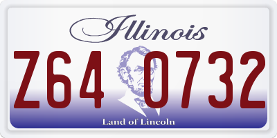 IL license plate Z640732