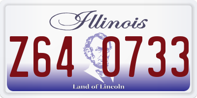 IL license plate Z640733