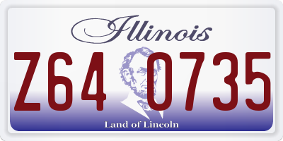 IL license plate Z640735