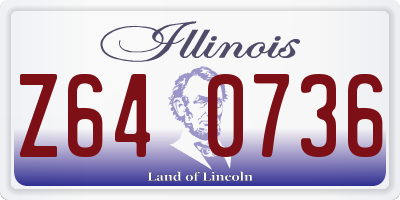 IL license plate Z640736