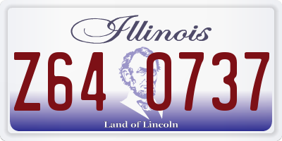 IL license plate Z640737