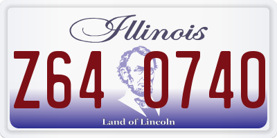 IL license plate Z640740
