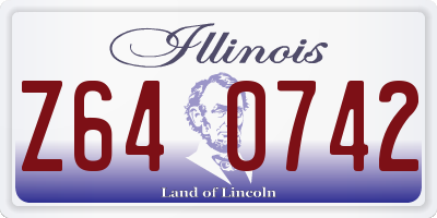 IL license plate Z640742