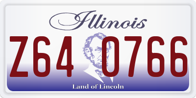 IL license plate Z640766