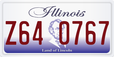 IL license plate Z640767