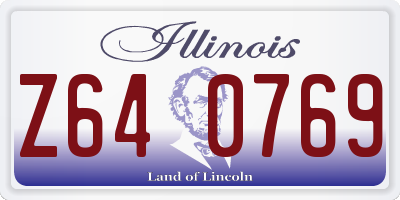 IL license plate Z640769