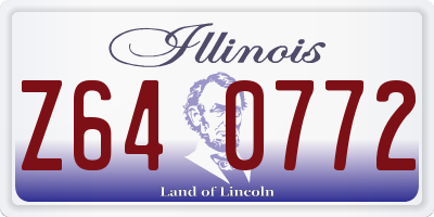 IL license plate Z640772