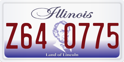 IL license plate Z640775