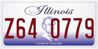 IL license plate Z640779