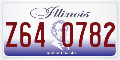 IL license plate Z640782