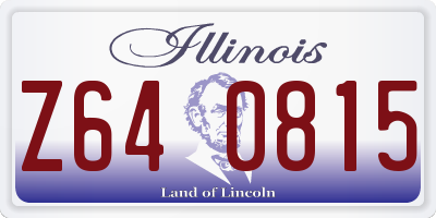 IL license plate Z640815