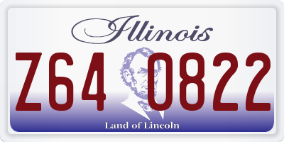 IL license plate Z640822