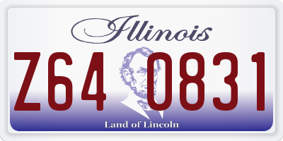 IL license plate Z640831