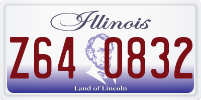 IL license plate Z640832