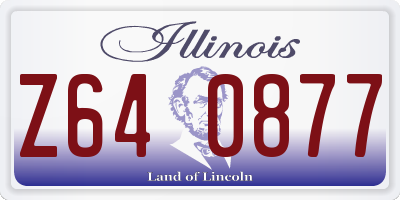 IL license plate Z640877