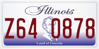 IL license plate Z640878