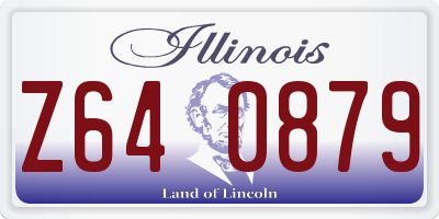 IL license plate Z640879
