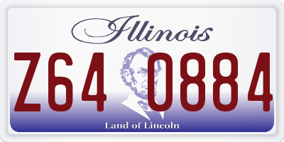 IL license plate Z640884