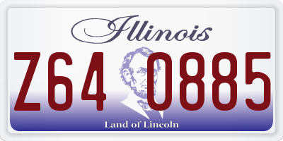 IL license plate Z640885