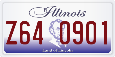 IL license plate Z640901