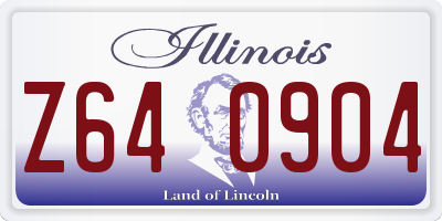 IL license plate Z640904