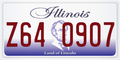 IL license plate Z640907