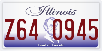 IL license plate Z640945
