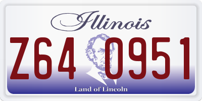 IL license plate Z640951
