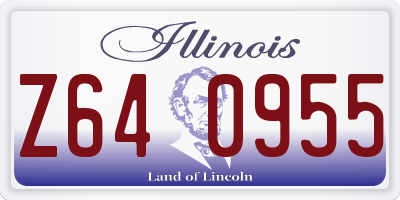 IL license plate Z640955