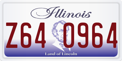 IL license plate Z640964