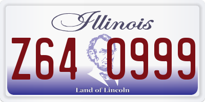 IL license plate Z640999