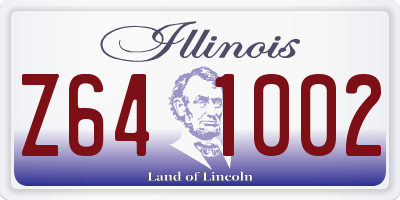 IL license plate Z641002