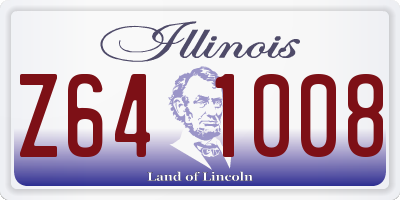 IL license plate Z641008
