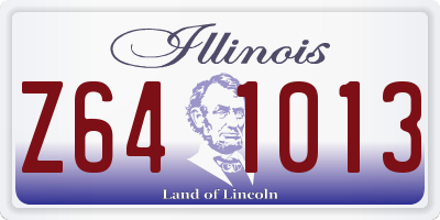 IL license plate Z641013