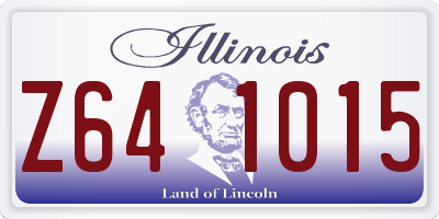 IL license plate Z641015