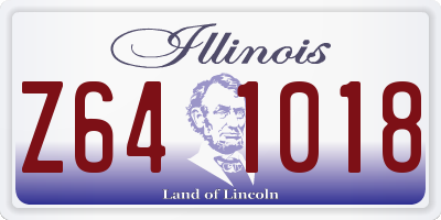 IL license plate Z641018
