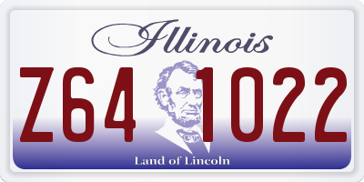 IL license plate Z641022
